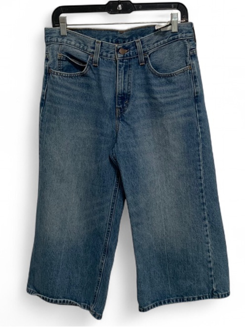 Levi's Blue Cropped Wide-Leg Women's Jeans
